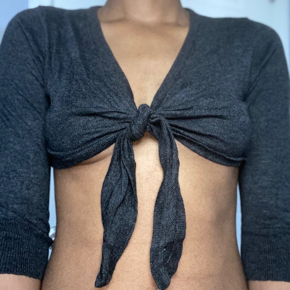 Tie up crop top